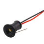 LED mini plafonieră 1W, negru | AMPUL.eu