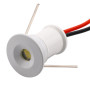 Minilámpara de techo LED-15 1W color blanco, aluminio IP65