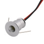 LED mini plafonieră 1W, argintie | AMPUL.eu