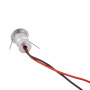 LED mini plafonieră 1W, argintie | AMPUL.eu