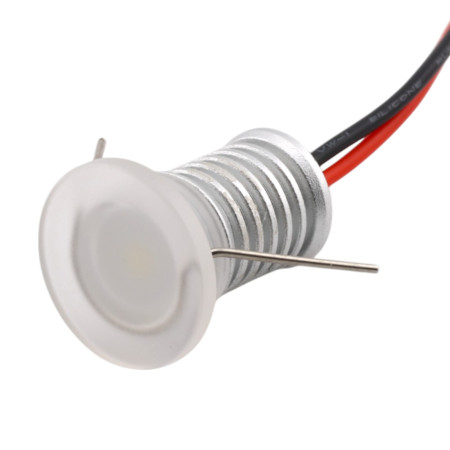 LED-SK mini podhledové svítidlo 1W, mléčné, 12V, IP65