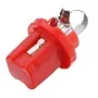 T5, B8.5D, 1x 5mm LED - Rouge, AMPUL.eu