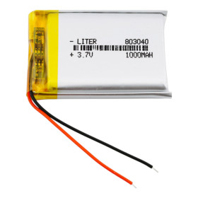 Li-Pol battery 1000mAh, 3.7V, 803040, AMPUL.eu