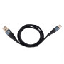 Cable de carga y datos, tipo C, negro, AMPUL.eu