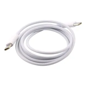 Charging and data cable, Type-C/Type-C, 60W, white, AMPUL.eu