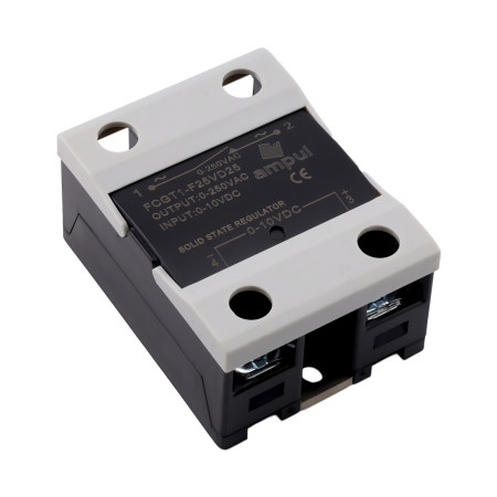 SSR VD jännitteensäädin 0-10VDC/0-250VAC, kosketukseton rele