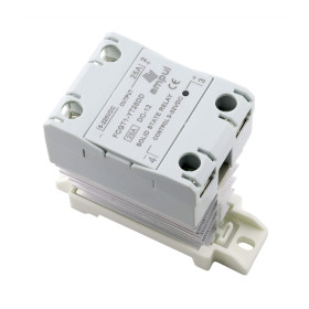 Releu fără contact SSR DD cu răcire, DC-DC, 3-32VDC/5-220VDC