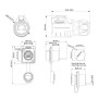 Průmyslový konektor LP-16 RJ45 samec a samice IP67