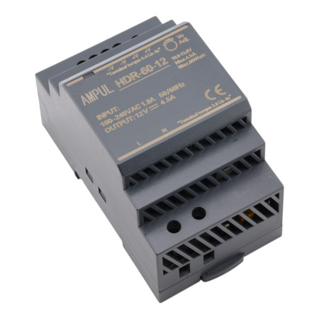 DIN rail power supply 12V 4.5A