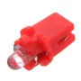 LED T5 B8.5D, 5 mm, roșu, 12V, super luminos
