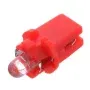 T5, B8.5D, 1x 5mm LED - Rouge, AMPUL.eu