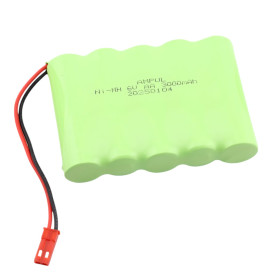 Ni-MH battery 3000mAh, 6V, JST SYP 2.54 | AMPUL.eu