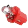 T5, B8.5D, 1x 5mm LED - Rouge, AMPUL.eu