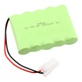 Baterija Ni-MH 3000 mAh, 6 V, Mini-Fit 5557-2P | AMPUL.eu