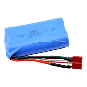 Li-Pol baterie 3200mAh, 7.4V, 18650, T konektor | AMPUL
