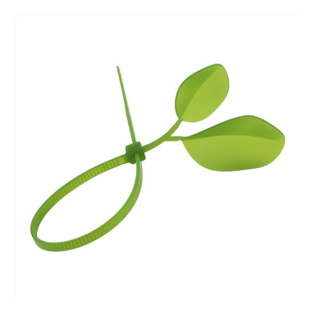 Green Nylon Cable Ties 3x200mm, 100 Pack