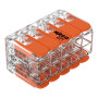Wago COMPACT 221-420 Verbindungsklemme, transparent, 10-polig