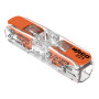 Wago COMPACT 221-2411 2-pin inline clamp, 4.0mm²