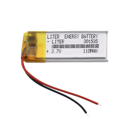 Li-Pol batéria 110mAh, 3.7V, typ 301535