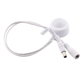 Senzor PIR-8 12V/24V, negru | AMPUL.eu
