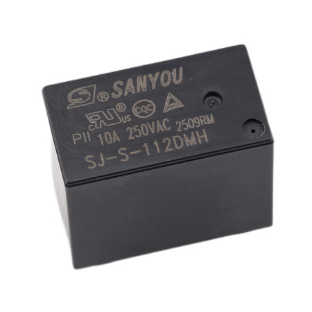 Przekaźnik SJ-S-112DMH 12V DC 10A, całkowicie zamknięty