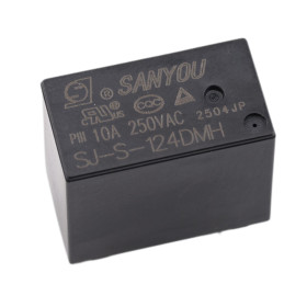 Relais SJ-S-124DMH, 24V DC, 10A, Industriequalität