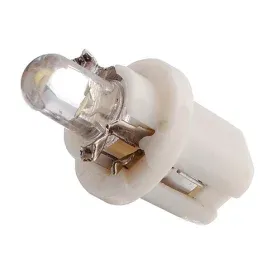 T5, B8.5D, 1x 5mm LED - White, AMPUL.eu