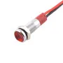 LED-Metall-Kontrollleuchte 12V/24V, für Lochdurchmesser 6mm, weiß |