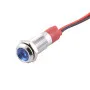LED metal indicator light 12V/24V, for hole diameter 6mm, white |