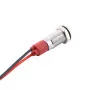 LED metal indicator light 12V/24V, for hole diameter 6mm, white |