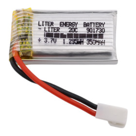 Baterie Li-Pol 400mAh, 3.7V, 802035, 25C | AMPUL.eu
