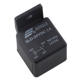 Relé SLC-24VDC-SL-A, 24 V CC/250 V CA 30 A, 4 pines | AMPUL.eu