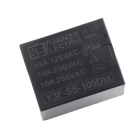 Y3F-SS-105DM relé 5V DC / 250V AC 10A, 4 tűs
