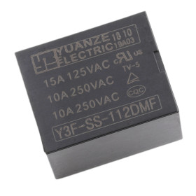 Relé Y3F-SS-112DMF 12V DC 10A 4-pin SPDT