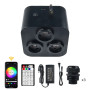 Source LED pour ciel étoilé avec Bluetooth, scintillante, RGBW 2x
