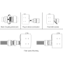 Source LED pour ciel étoilé avec Bluetooth, scintillante, RGBW 2x