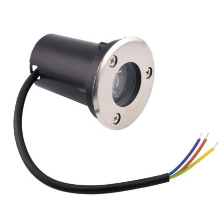 Outdoor Recessed Light 1W, Stainless Steel