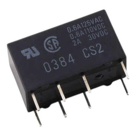 Relæ G5V-2 - 5V DC, 2A, 125V AC, IP65