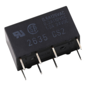 Relais G5V-2-H1, 5 V CC/125 V CA 2 A, AMPUL.eu