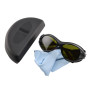 Gafas de seguridad láser OD7 para 190-510 nm con estuche
