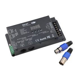 DMX/RDM LED Dekodér GLS-R4-KT pro RGBW pásky 12-24V