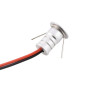 LED-10 Mini-Deckenleuchte 0,5W, silber, IP65, verschiedene Weißtöne