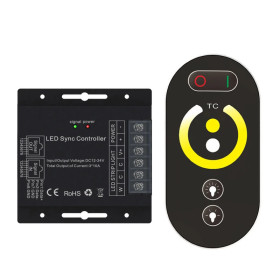 Bezdrátový CCT LED ovladač 12-24V s RJ45 synchronizací