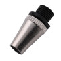 Cable gland M10, brass, silver chrome, elegant design