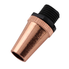 Lesklá měděná průchodka kabelu se svorníkem M10, 14mm