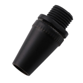 Matně černá průchodka kabelu se svorníkem M10, 14mm