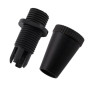 M10 cable gland, matt black, brass, for luminaires
