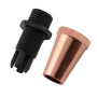 Copper cable gland M10 for luminaires and lamps
