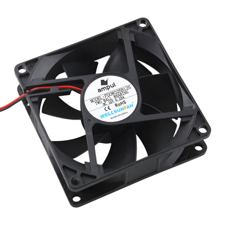 Ventilador 80x80x25mm 12V DC IP68 modelo FD08025B12S