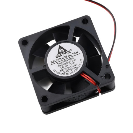 Tuuletin 60x60x20mm, 12V DC, XH2.54, 2-nastainen